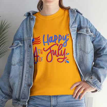 "Happy 4th Of July" T-Shirt - Weave Got Gifts - Unique Gifts You Won’t Find Anywhere Else!
