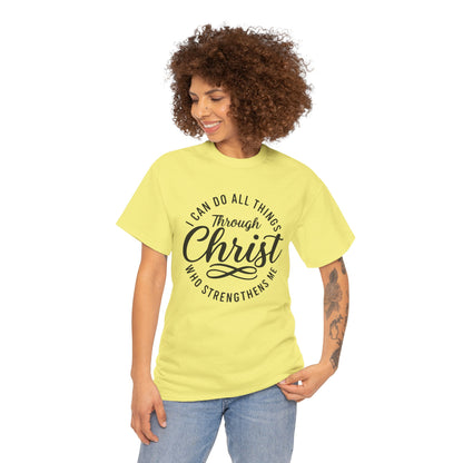 Unisex Christian faith shirt with scripture print
