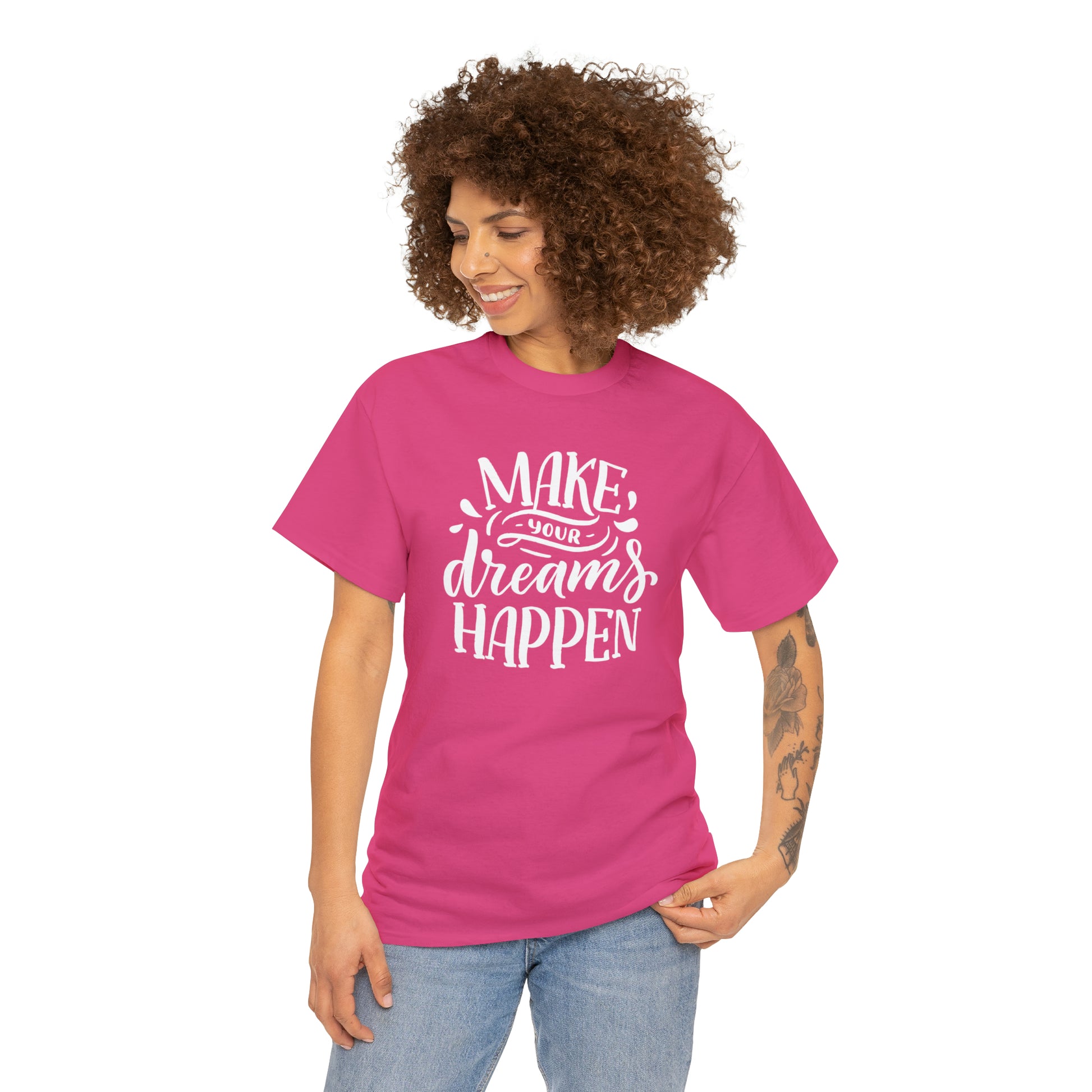 "Make Your Dreams Happen" T-Shirt - Weave Got Gifts - Unique Gifts You Won’t Find Anywhere Else!