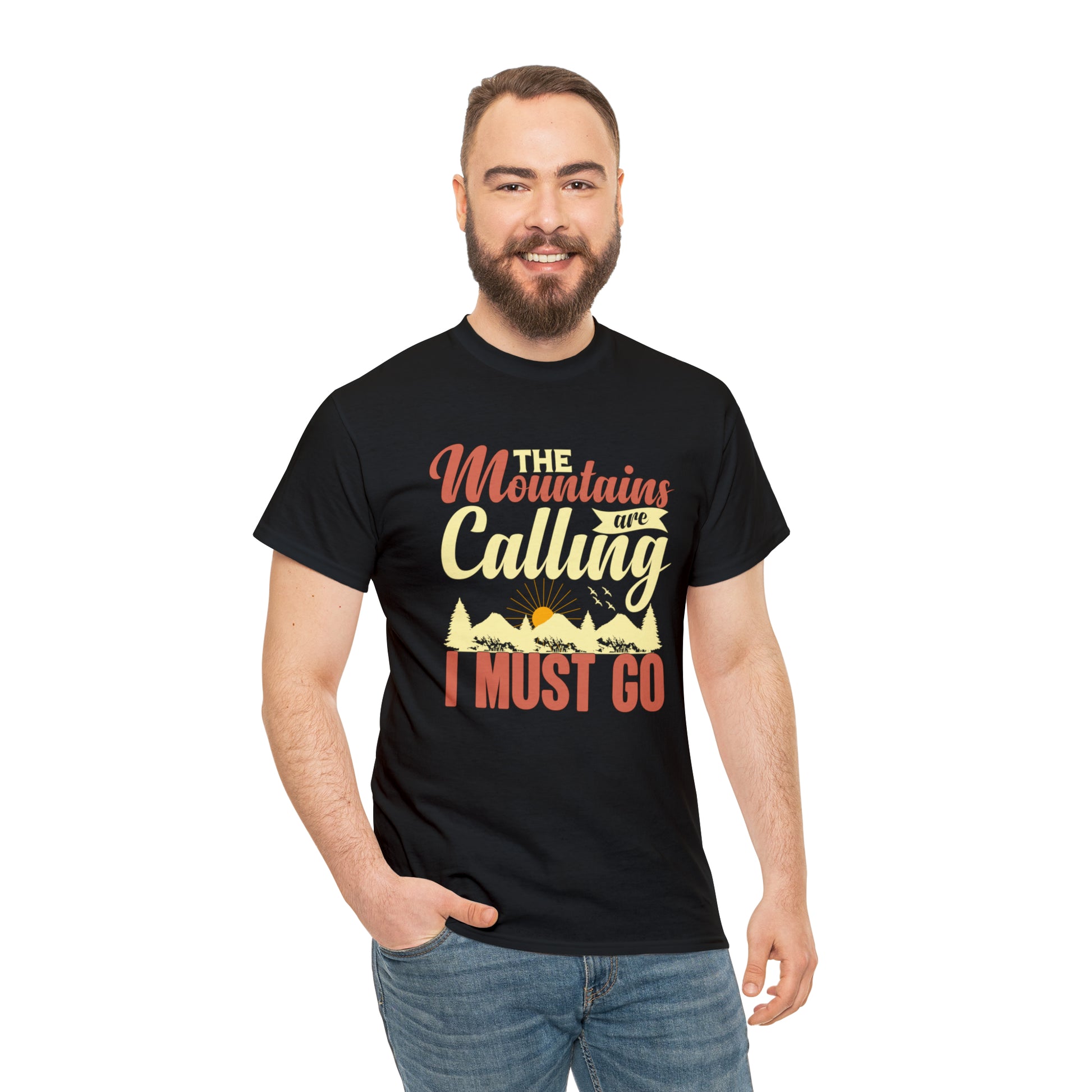 "The Mountains Are Calling" T-Shirt - Weave Got Gifts - Unique Gifts You Won’t Find Anywhere Else!