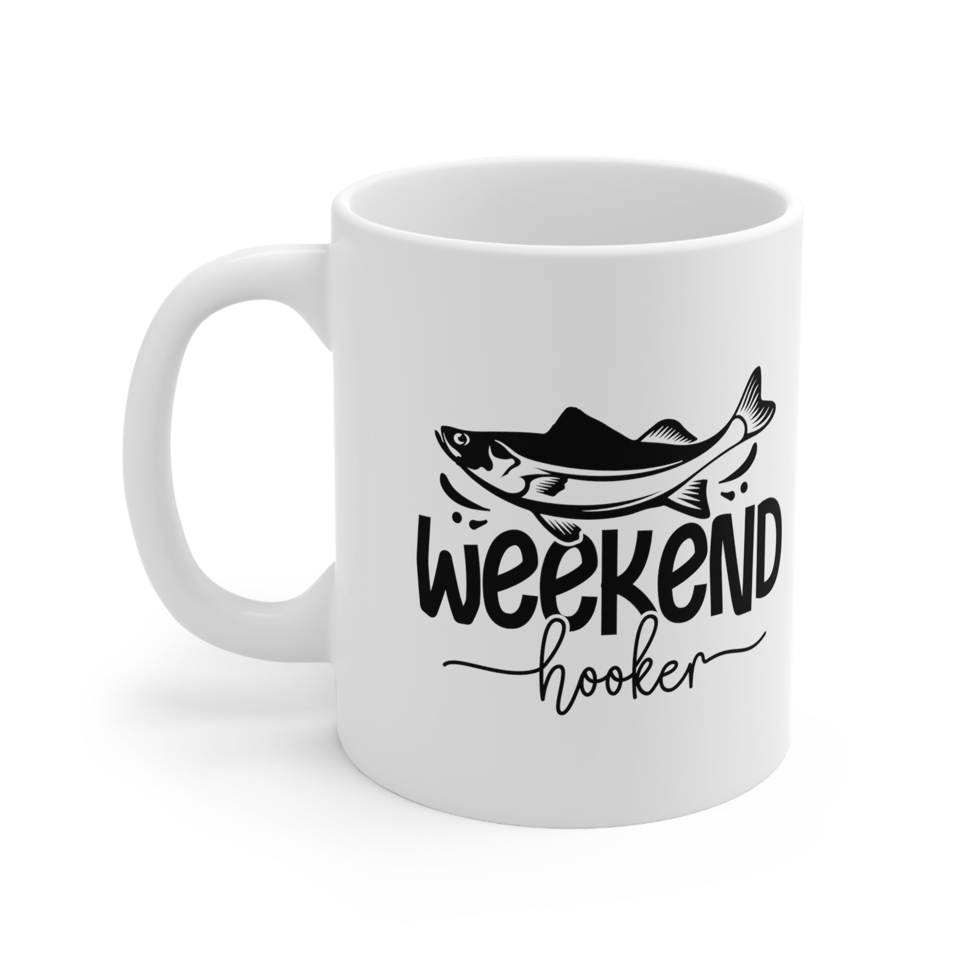 "Weekend Hooker" Fishing Coffee Mug - Weave Got Gifts - Unique Gifts You Won’t Find Anywhere Else!