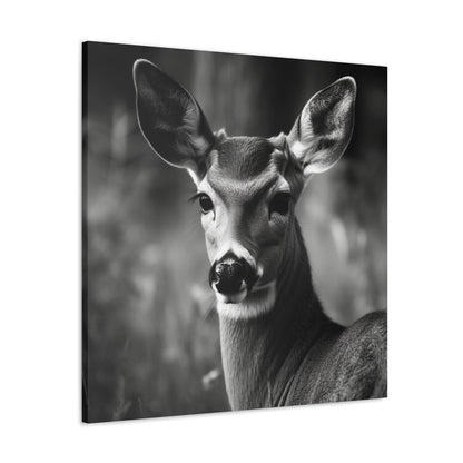 "Black & White Doe" Hunting Wall Art - Weave Got Gifts - Unique Gifts You Won’t Find Anywhere Else!