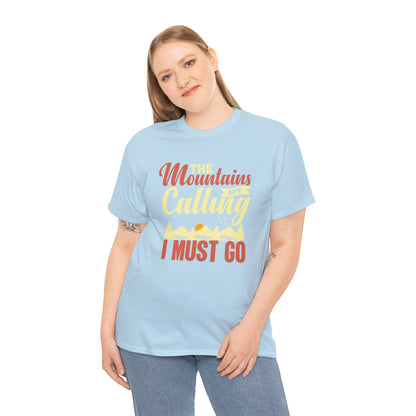 "The Mountains Are Calling" T-Shirt - Weave Got Gifts - Unique Gifts You Won’t Find Anywhere Else!