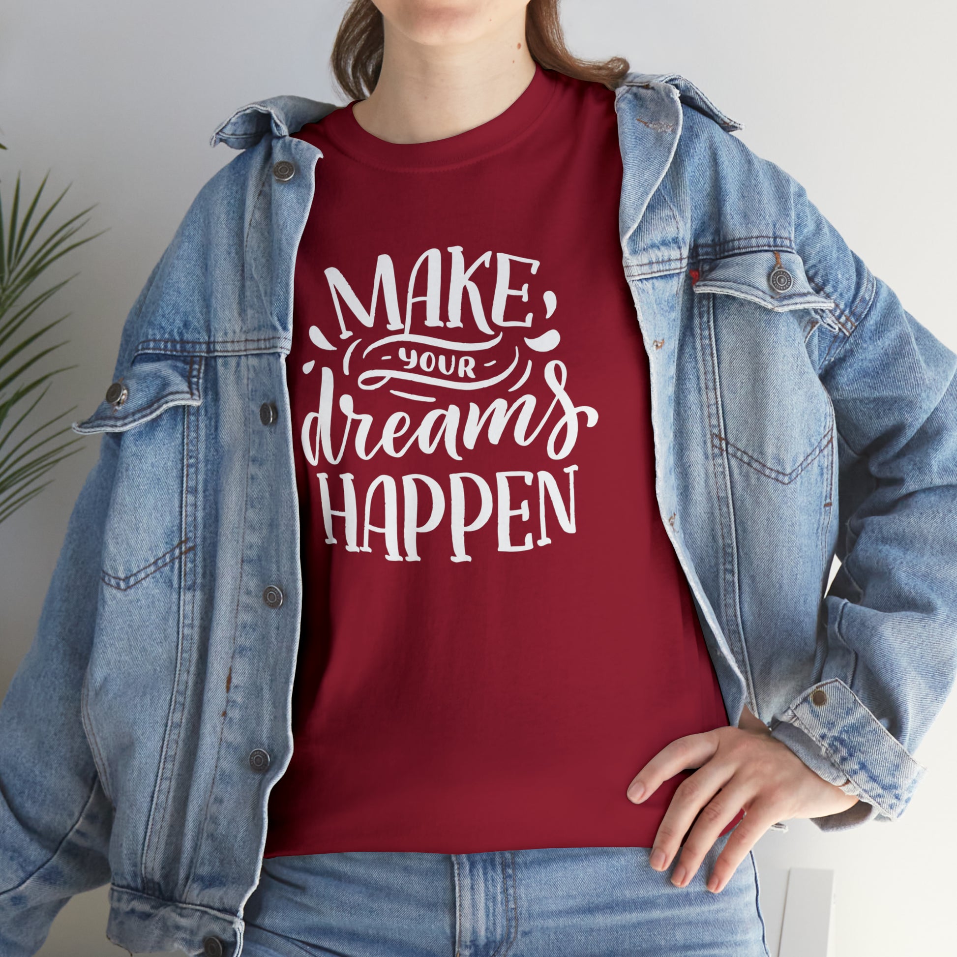 "Make Your Dreams Happen" T-Shirt - Weave Got Gifts - Unique Gifts You Won’t Find Anywhere Else!