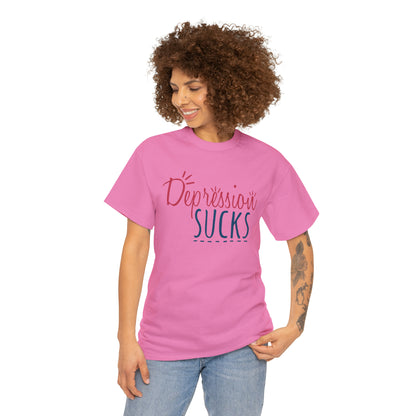 "Depression Sucks" T-Shirt - Weave Got Gifts - Unique Gifts You Won’t Find Anywhere Else!