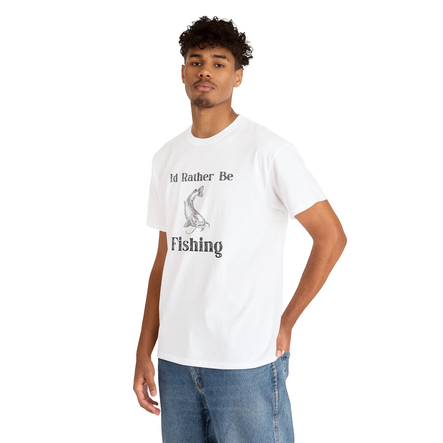 "Id Rather Be Fishing" T-Shirt - Weave Got Gifts - Unique Gifts You Won’t Find Anywhere Else!