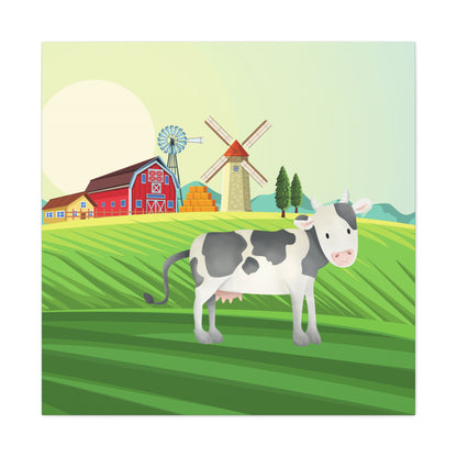 "Cow On A Farm" Kids Wall Art - Weave Got Gifts - Unique Gifts You Won’t Find Anywhere Else!