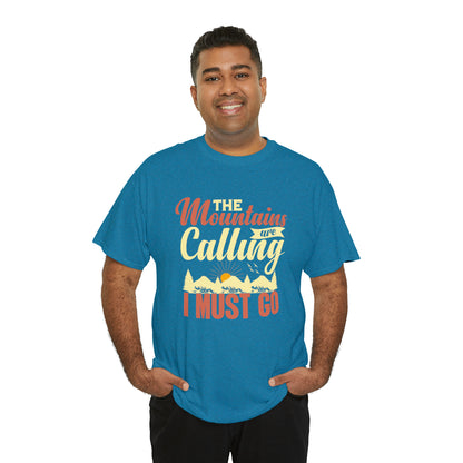 "The Mountains Are Calling" T-Shirt - Weave Got Gifts - Unique Gifts You Won’t Find Anywhere Else!