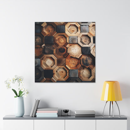 "Geometric Wood" Wall Art - Weave Got Gifts - Unique Gifts You Won’t Find Anywhere Else!