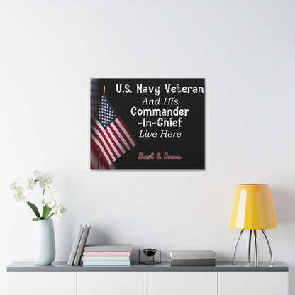 Custom "US Navy Veteran" Wall Art - Weave Got Gifts - Unique Gifts You Won’t Find Anywhere Else!