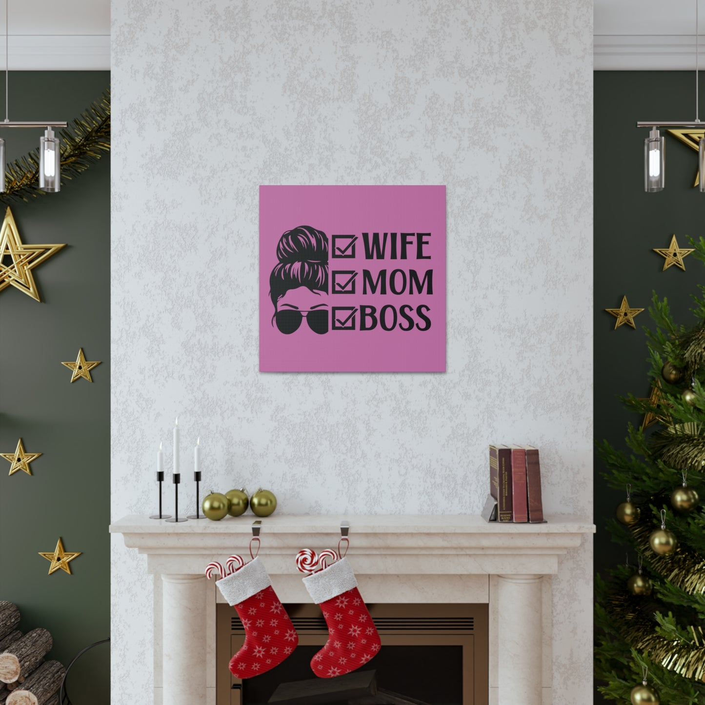 "Wife, Mom, Boss" Wall Art - Weave Got Gifts - Unique Gifts You Won’t Find Anywhere Else!