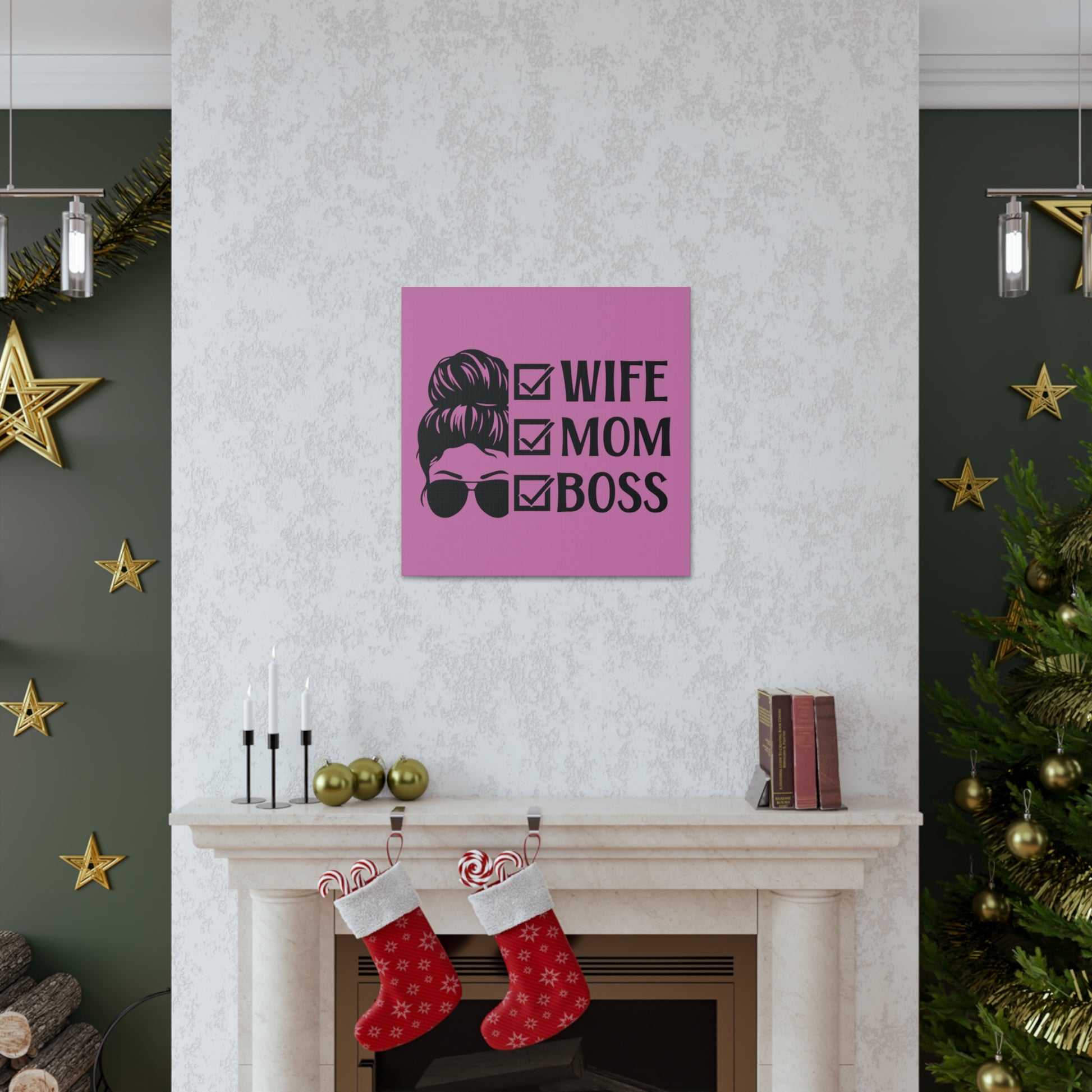 "Wife, Mom, Boss" Wall Art - Weave Got Gifts - Unique Gifts You Won’t Find Anywhere Else!