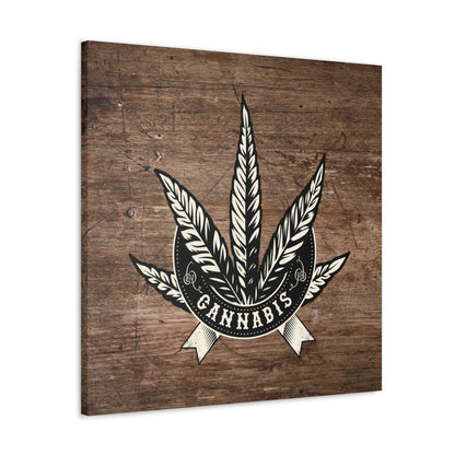 "Vintage Cannabis" Wall Art - Weave Got Gifts - Unique Gifts You Won’t Find Anywhere Else!