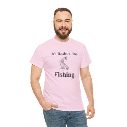 "Id Rather Be Fishing" T-Shirt - Weave Got Gifts - Unique Gifts You Won’t Find Anywhere Else!