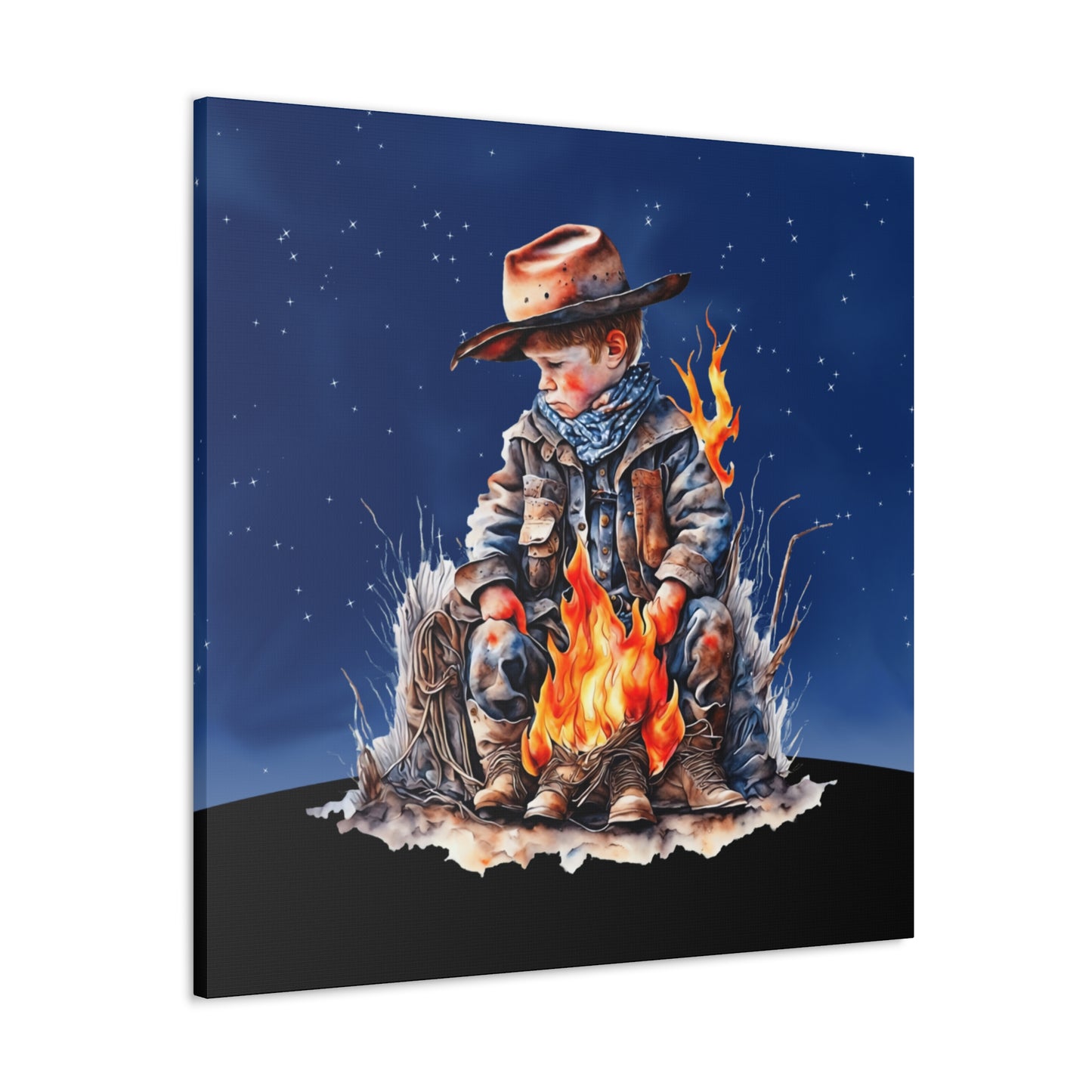 "Starry Night Cowboy" Wall Art - Weave Got Gifts - Unique Gifts You Won’t Find Anywhere Else!