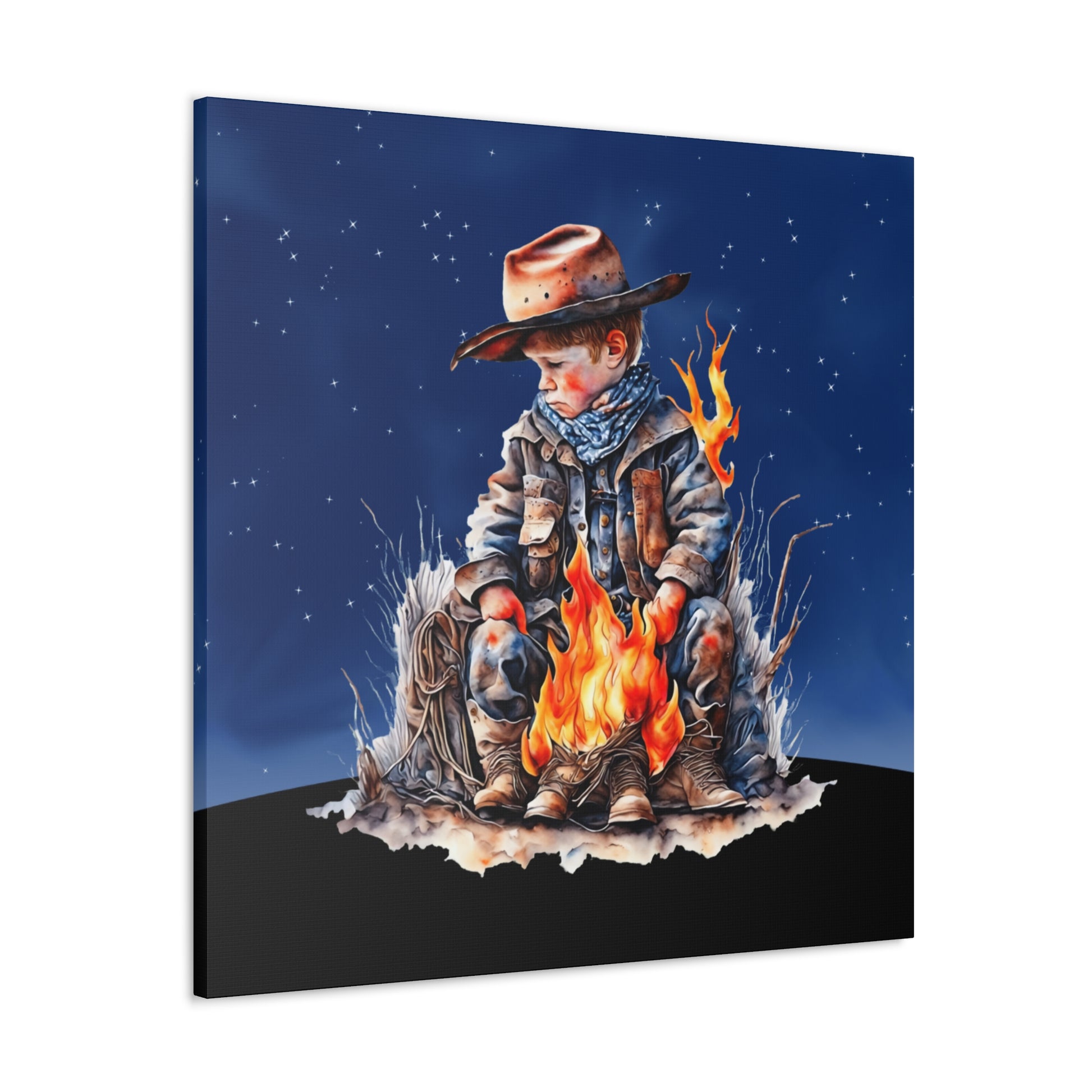 "Starry Night Cowboy" Wall Art - Weave Got Gifts - Unique Gifts You Won’t Find Anywhere Else!