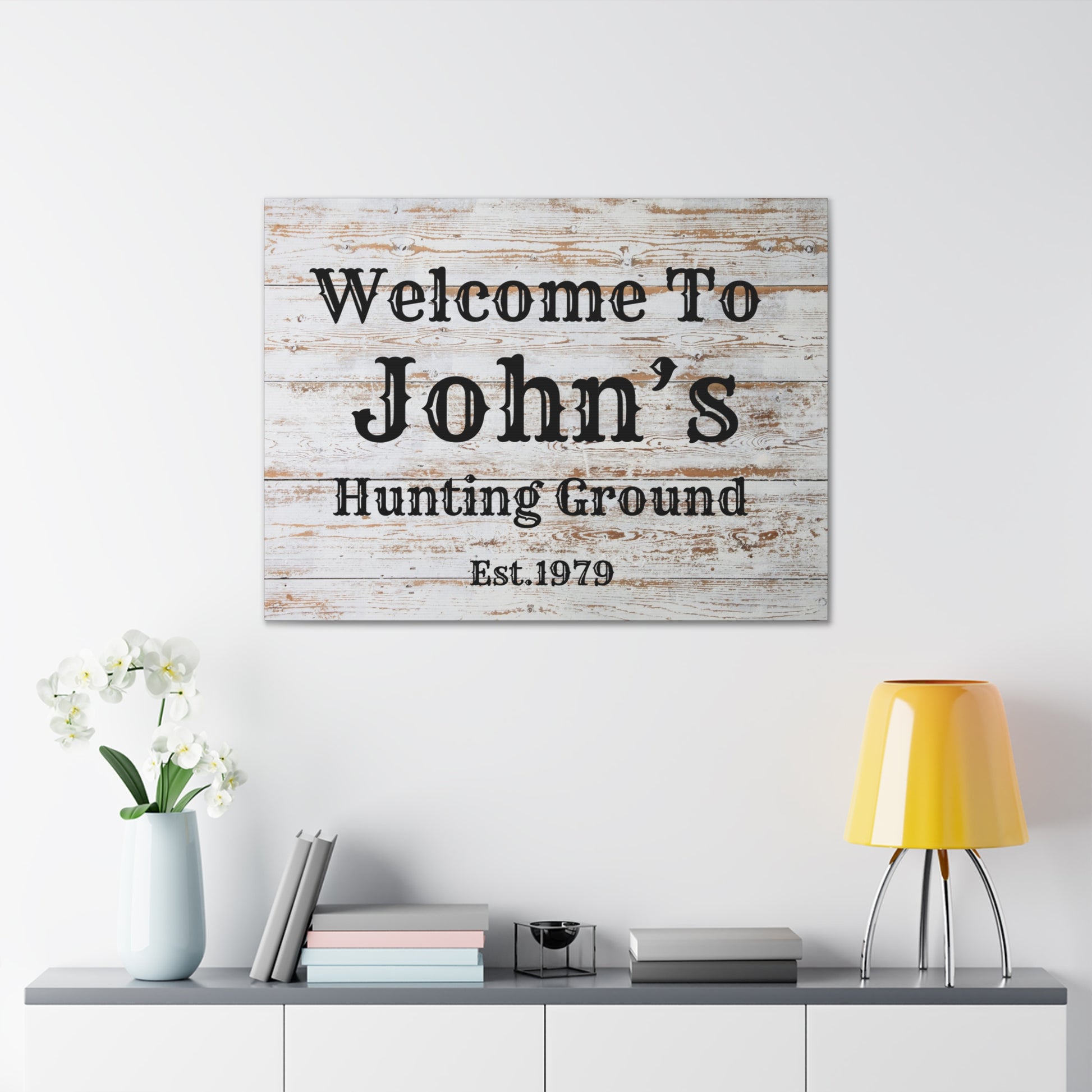 "Welcome To My Hunting Ground" Custom Sign - Weave Got Gifts - Unique Gifts You Won’t Find Anywhere Else!