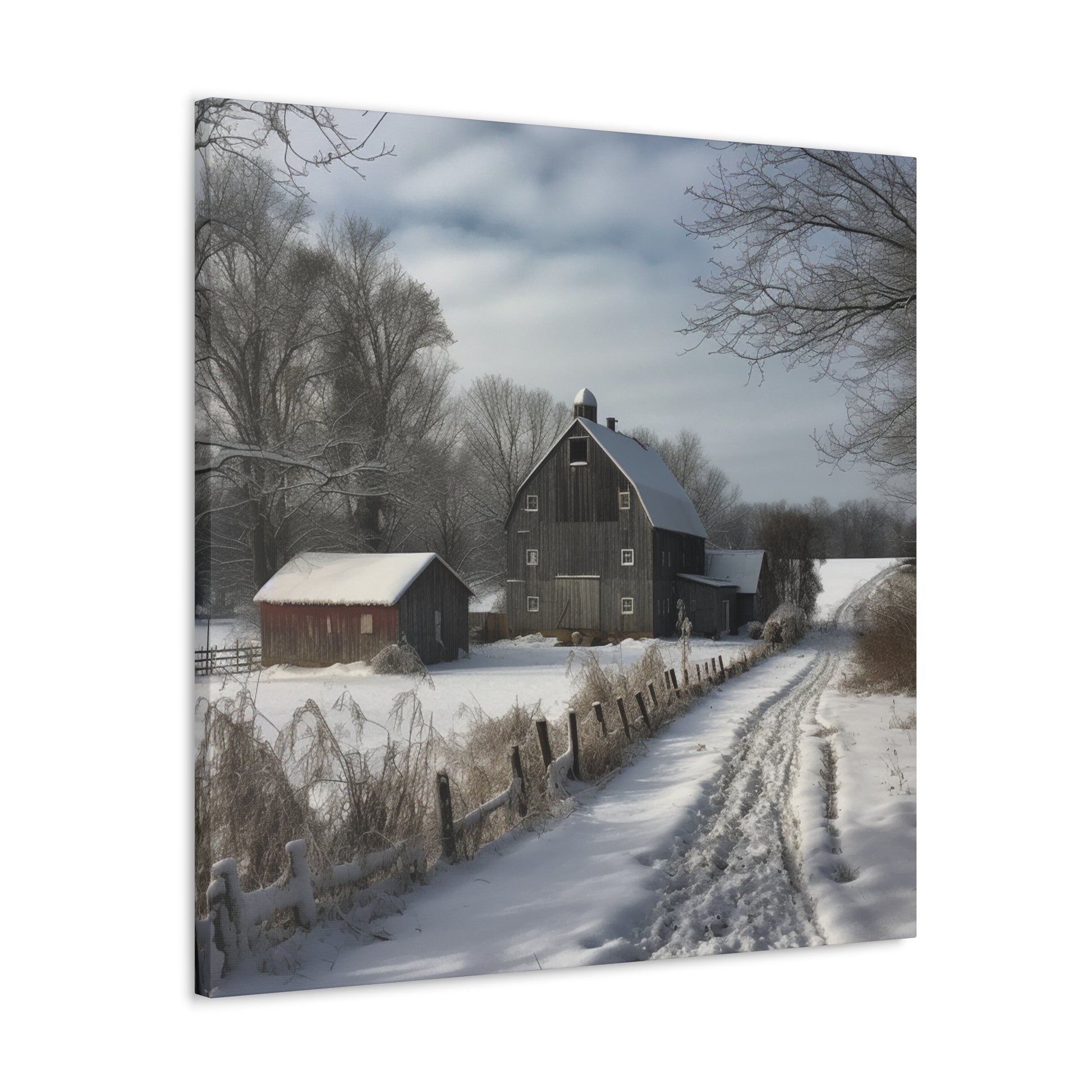 "Farm Winter Wonderland" Wall Art - Weave Got Gifts - Unique Gifts You Won’t Find Anywhere Else!