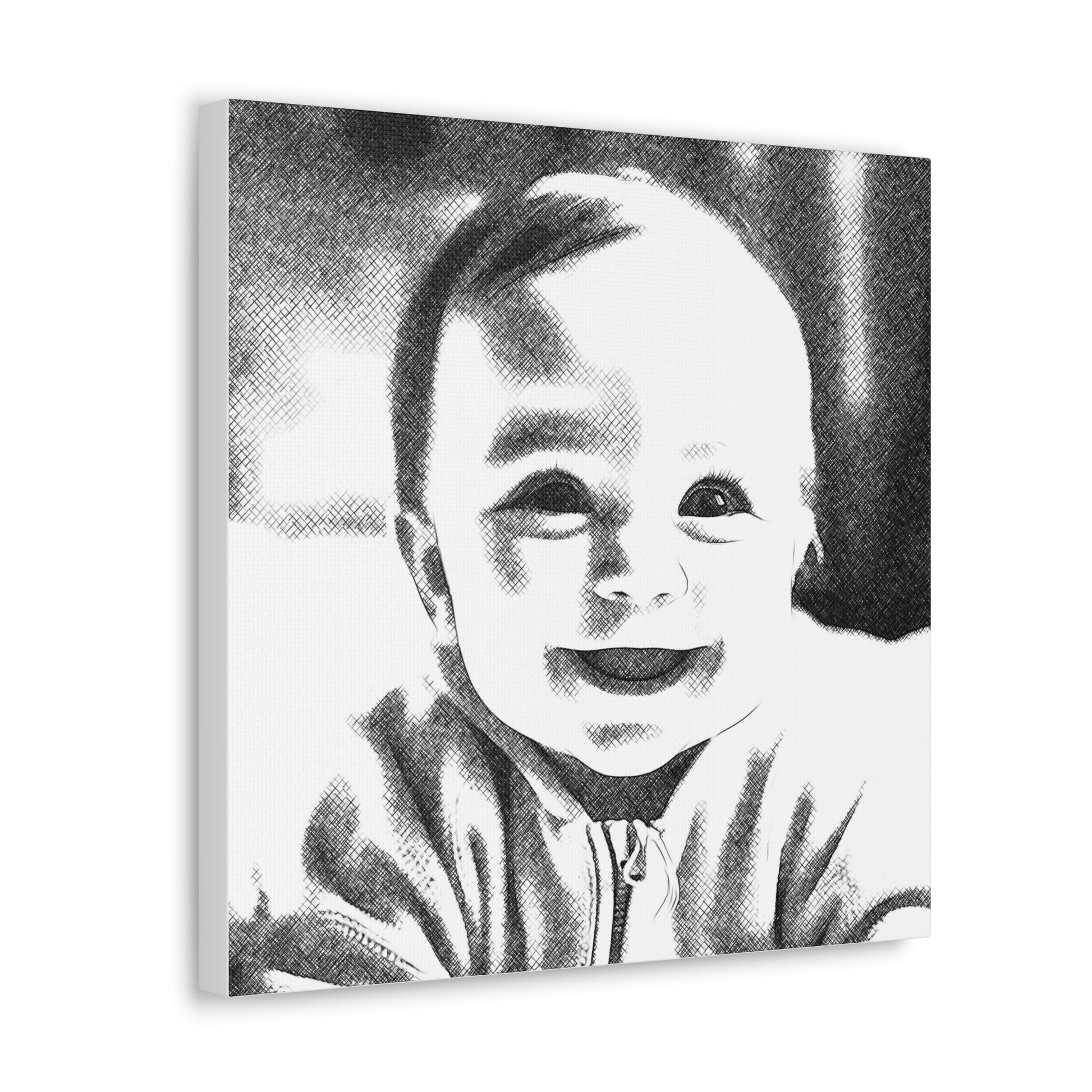 "Baby Photo Drawing" Custom Wall Art - Weave Got Gifts - Unique Gifts You Won’t Find Anywhere Else!