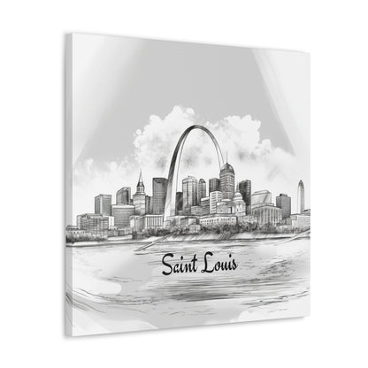 "Saint Louis Skyline" Wall Art - Weave Got Gifts - Unique Gifts You Won’t Find Anywhere Else!