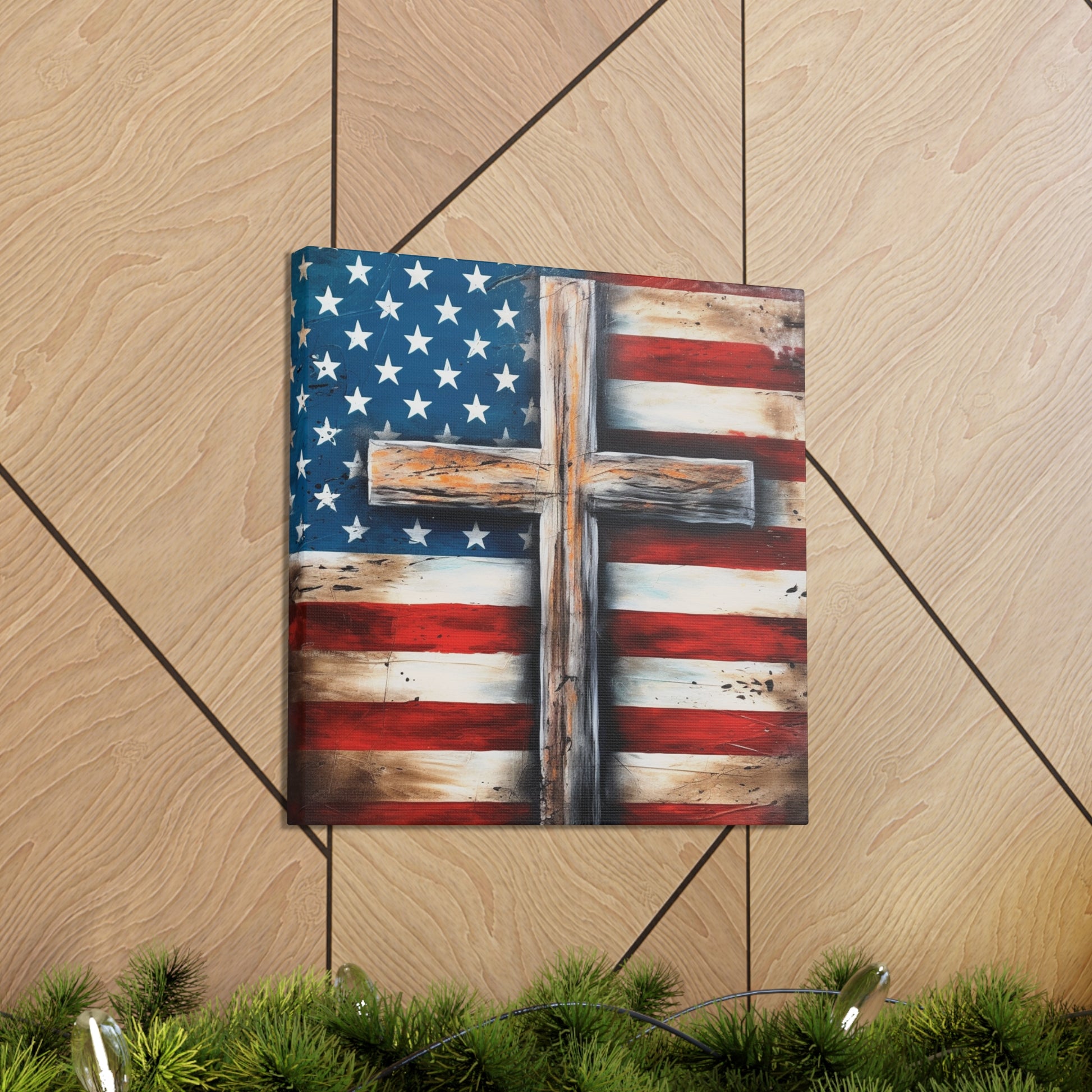 "Faith & Freedom" Wall Art - Weave Got Gifts - Unique Gifts You Won’t Find Anywhere Else!