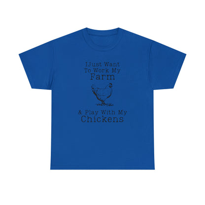 "Farm & Chickens" T-Shirt - Weave Got Gifts - Unique Gifts You Won’t Find Anywhere Else!