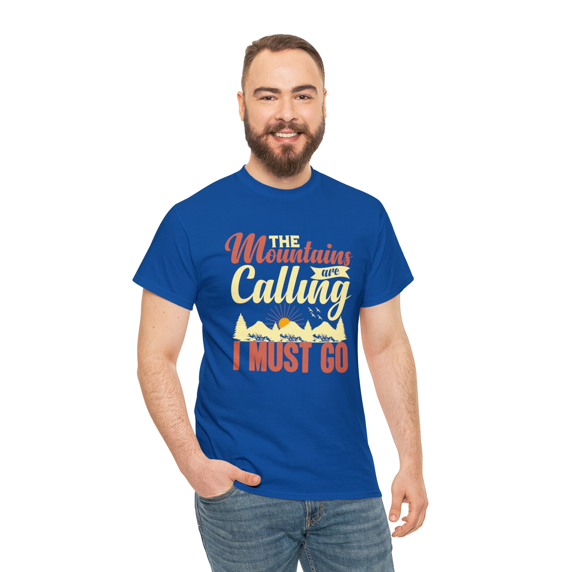 "The Mountains Are Calling" T-Shirt - Weave Got Gifts - Unique Gifts You Won’t Find Anywhere Else!