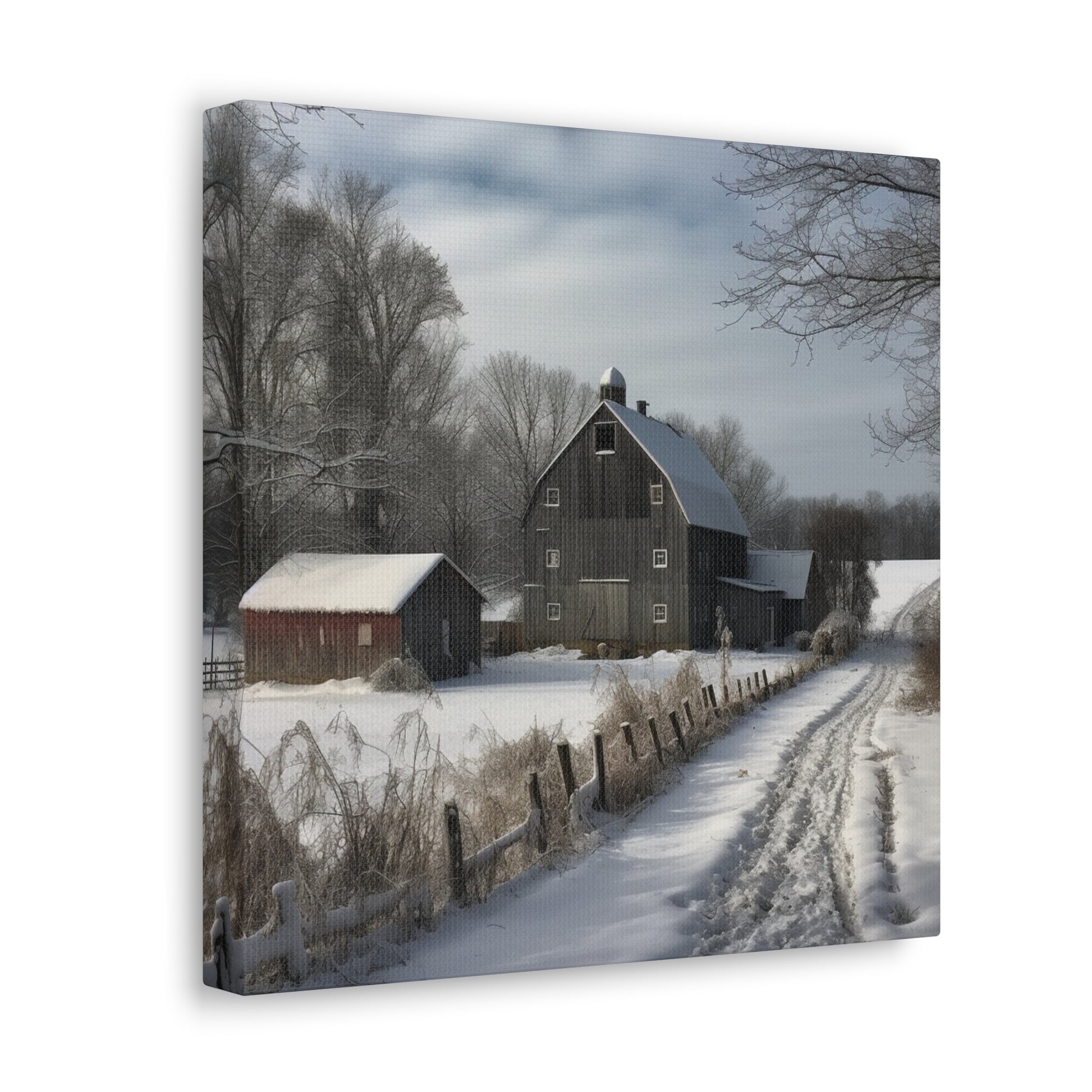"Farm Winter Wonderland" Wall Art - Weave Got Gifts - Unique Gifts You Won’t Find Anywhere Else!