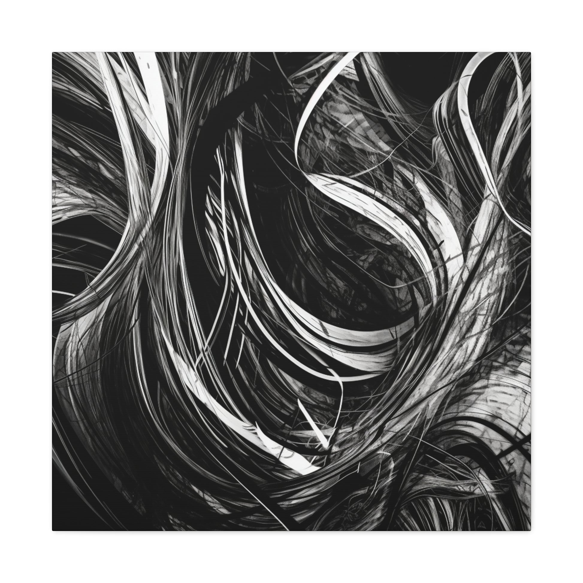 "Black & White Abstract" Wall Art - Weave Got Gifts - Unique Gifts You Won’t Find Anywhere Else!