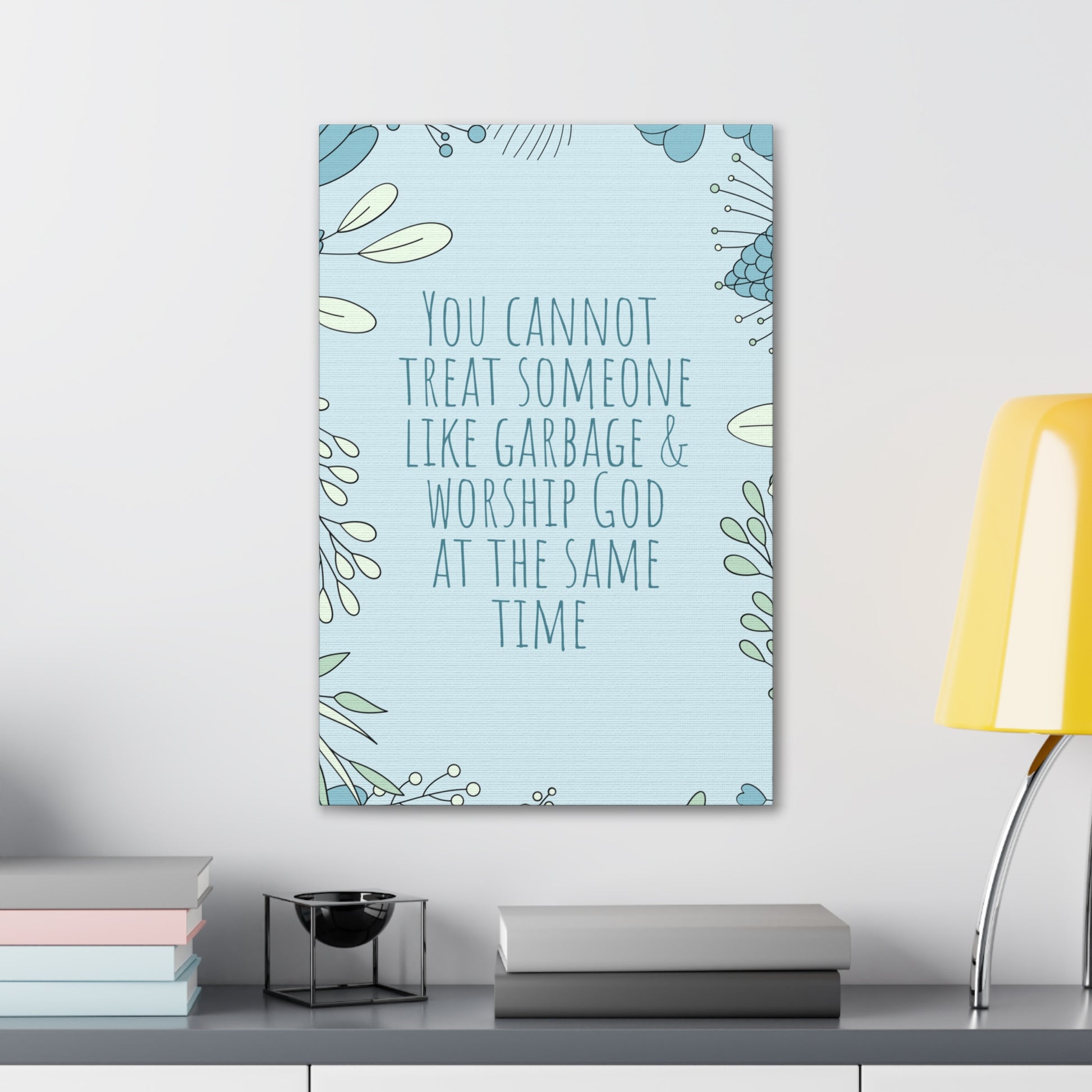 Inspirational religious art for modern decor
