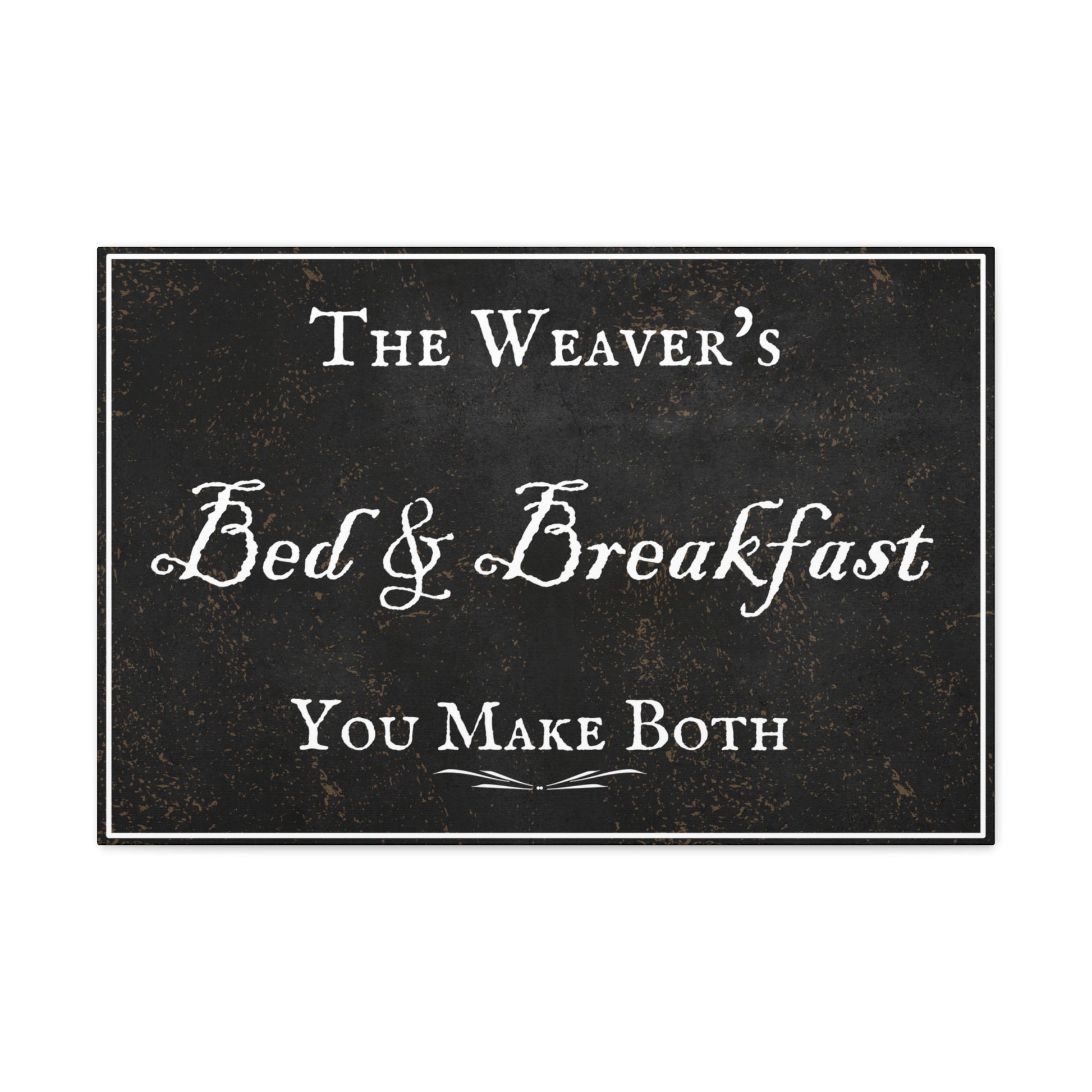 Custom "Bed & Breakfast" Wall Art - Weave Got Gifts - Unique Gifts You Won’t Find Anywhere Else!