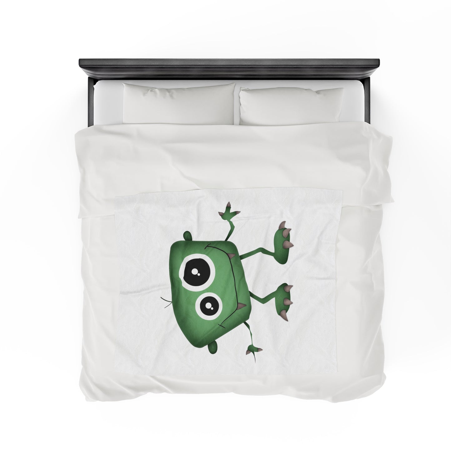 "Green Monster" Plush Blanket - Weave Got Gifts - Unique Gifts You Won’t Find Anywhere Else!