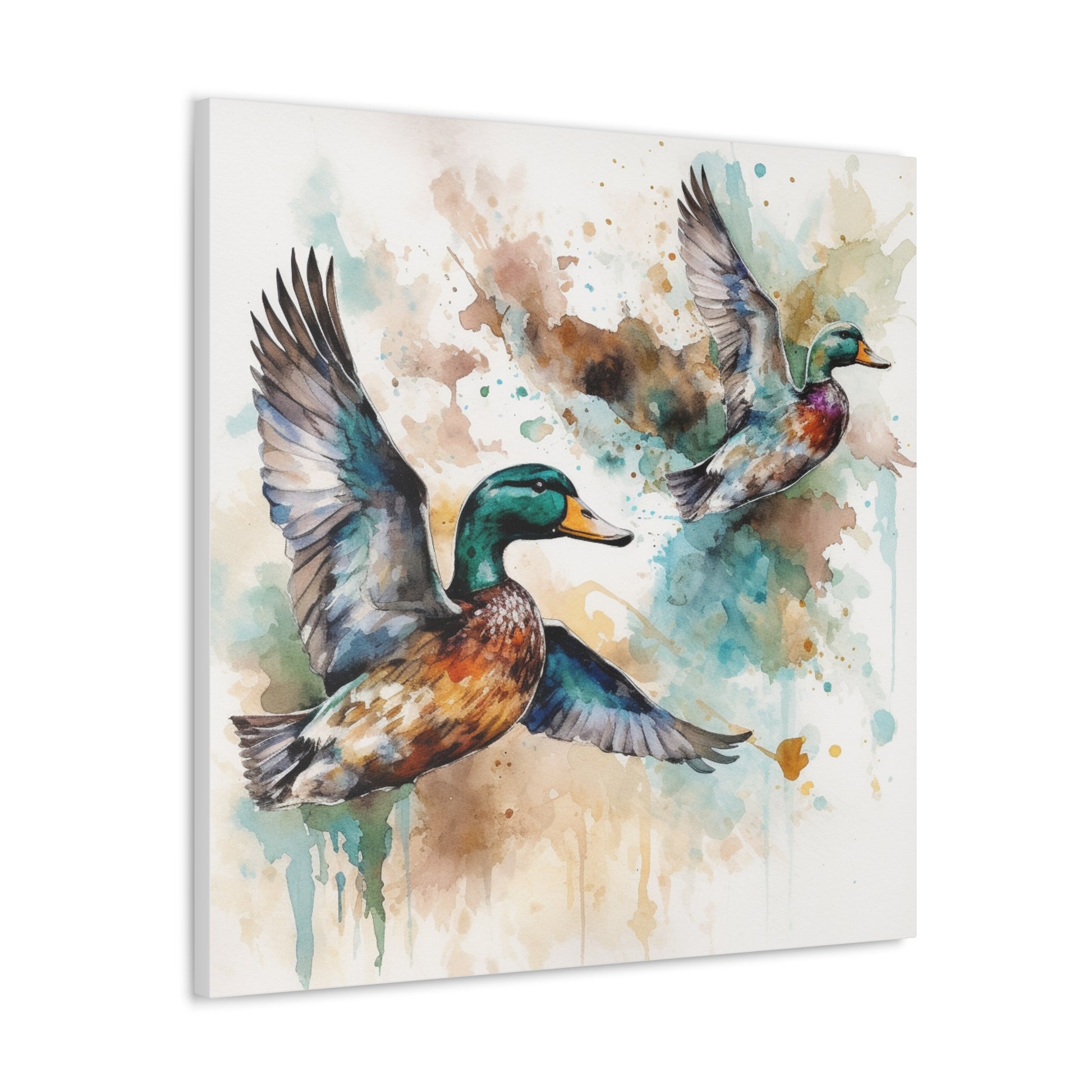 "Flying Ducks Painting" Wall Art - Weave Got Gifts - Unique Gifts You Won’t Find Anywhere Else!