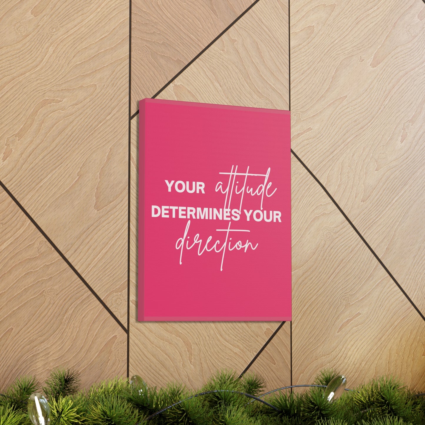 "Your Attitude Determines Your Direction" Wall Art - Weave Got Gifts - Unique Gifts You Won’t Find Anywhere Else!