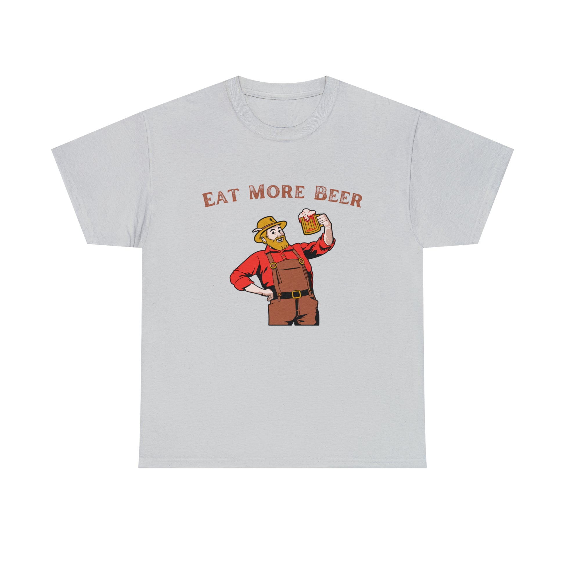 Funny beer saying t-shirt with lumberjack
