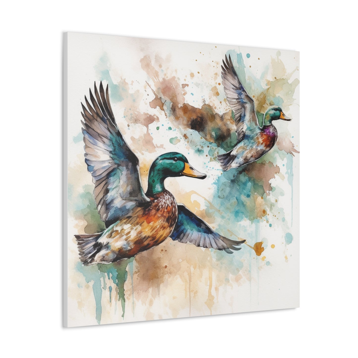 "Flying Ducks Painting" Wall Art - Weave Got Gifts - Unique Gifts You Won’t Find Anywhere Else!