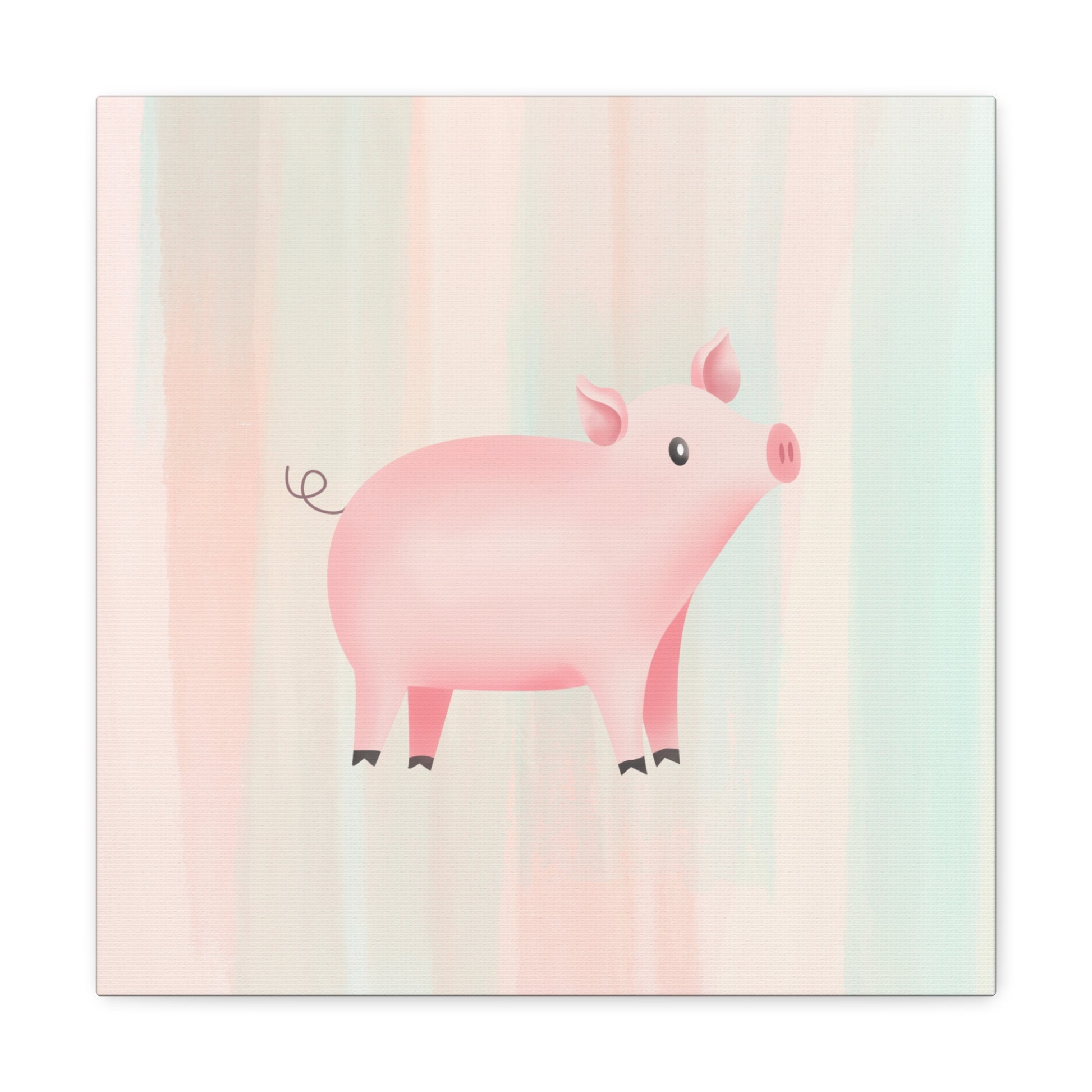 "Cute Pig" Nursery Wall Art - Weave Got Gifts - Unique Gifts You Won’t Find Anywhere Else!