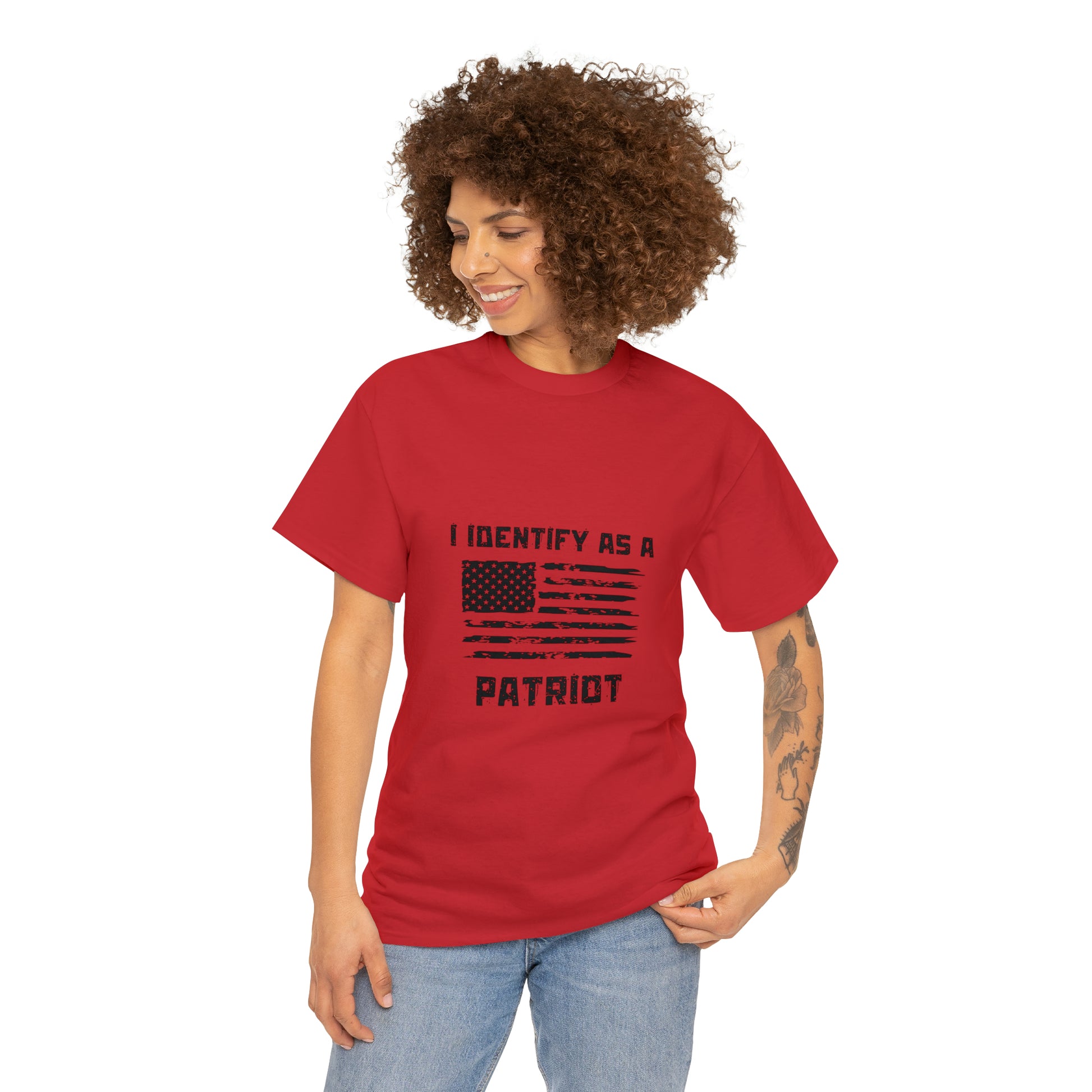 Bold patriot shirts for women and men with vintage grunge flag
