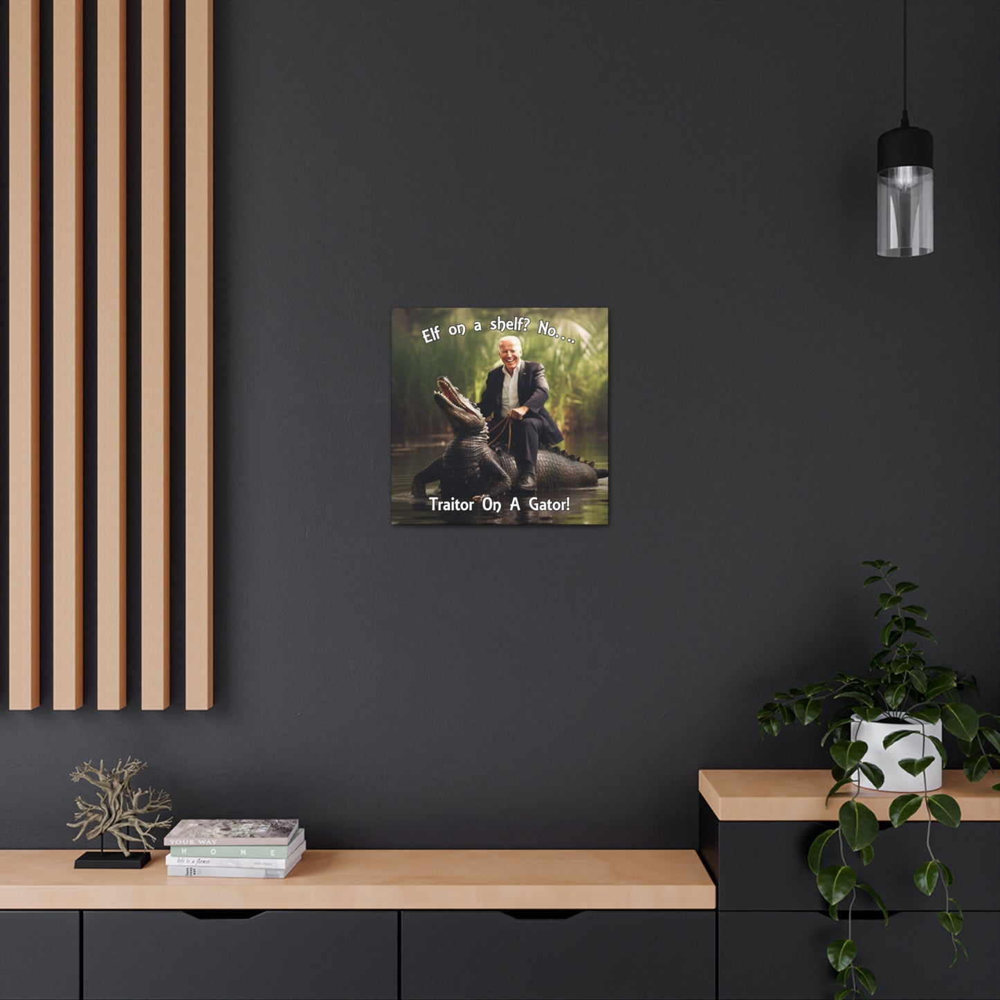 "Traitor On A Gator" Wall Art - Weave Got Gifts - Unique Gifts You Won’t Find Anywhere Else!