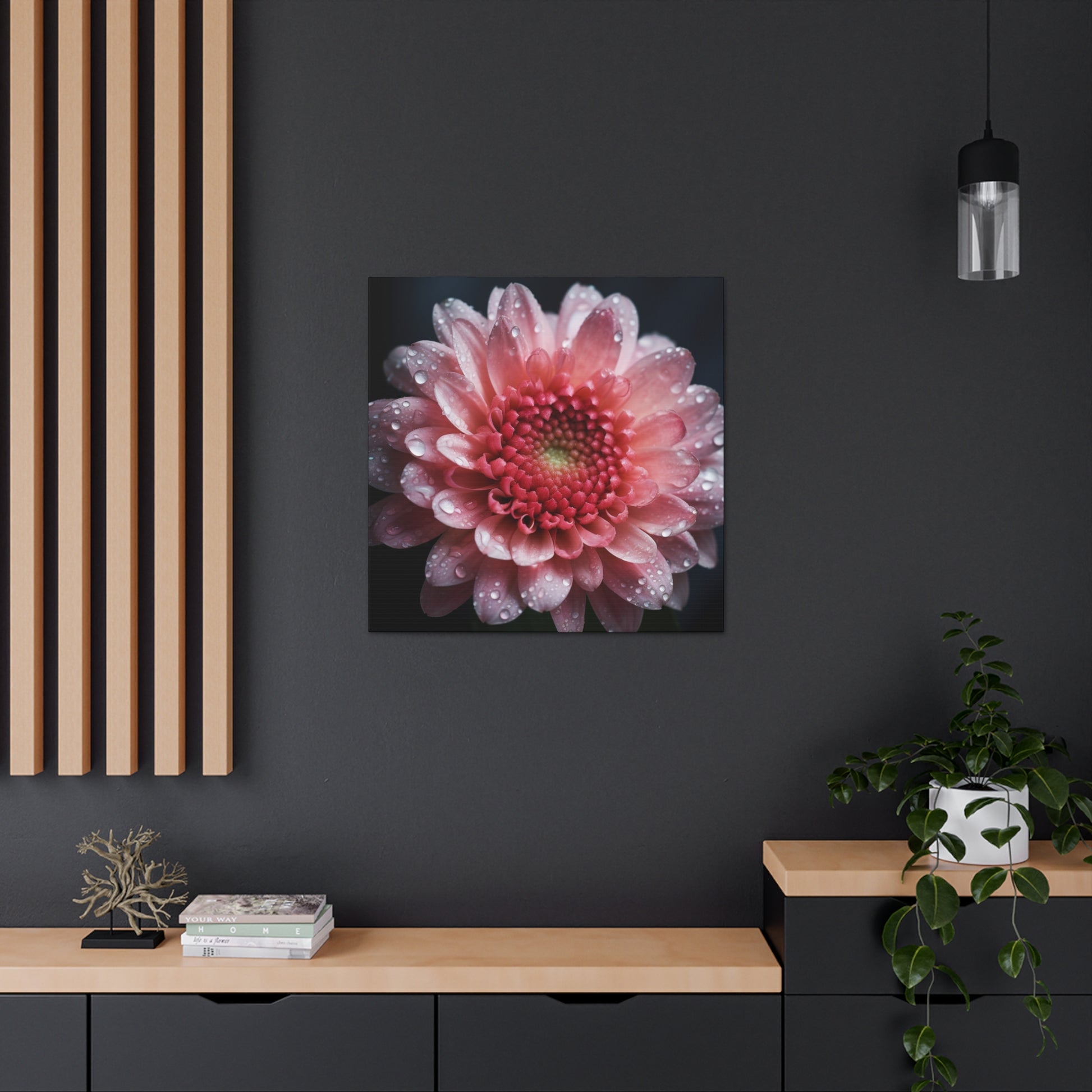 "Beautiful Pink Flower Up Close" Wall Art - Weave Got Gifts - Unique Gifts You Won’t Find Anywhere Else!