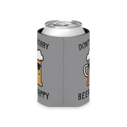 "Don't Worry, Beer Happy" Can Cooler - Weave Got Gifts - Unique Gifts You Won’t Find Anywhere Else!
