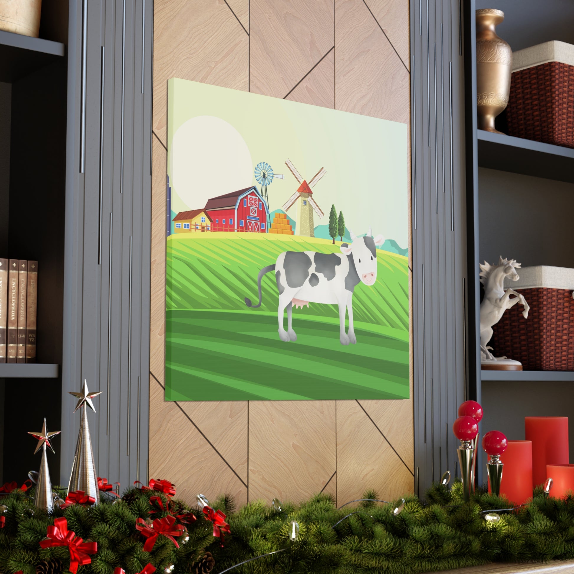 "Cow On A Farm" Kids Wall Art - Weave Got Gifts - Unique Gifts You Won’t Find Anywhere Else!