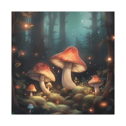 "Enchanted Glowing Mushrooms" Wall Art - Weave Got Gifts - Unique Gifts You Won’t Find Anywhere Else!