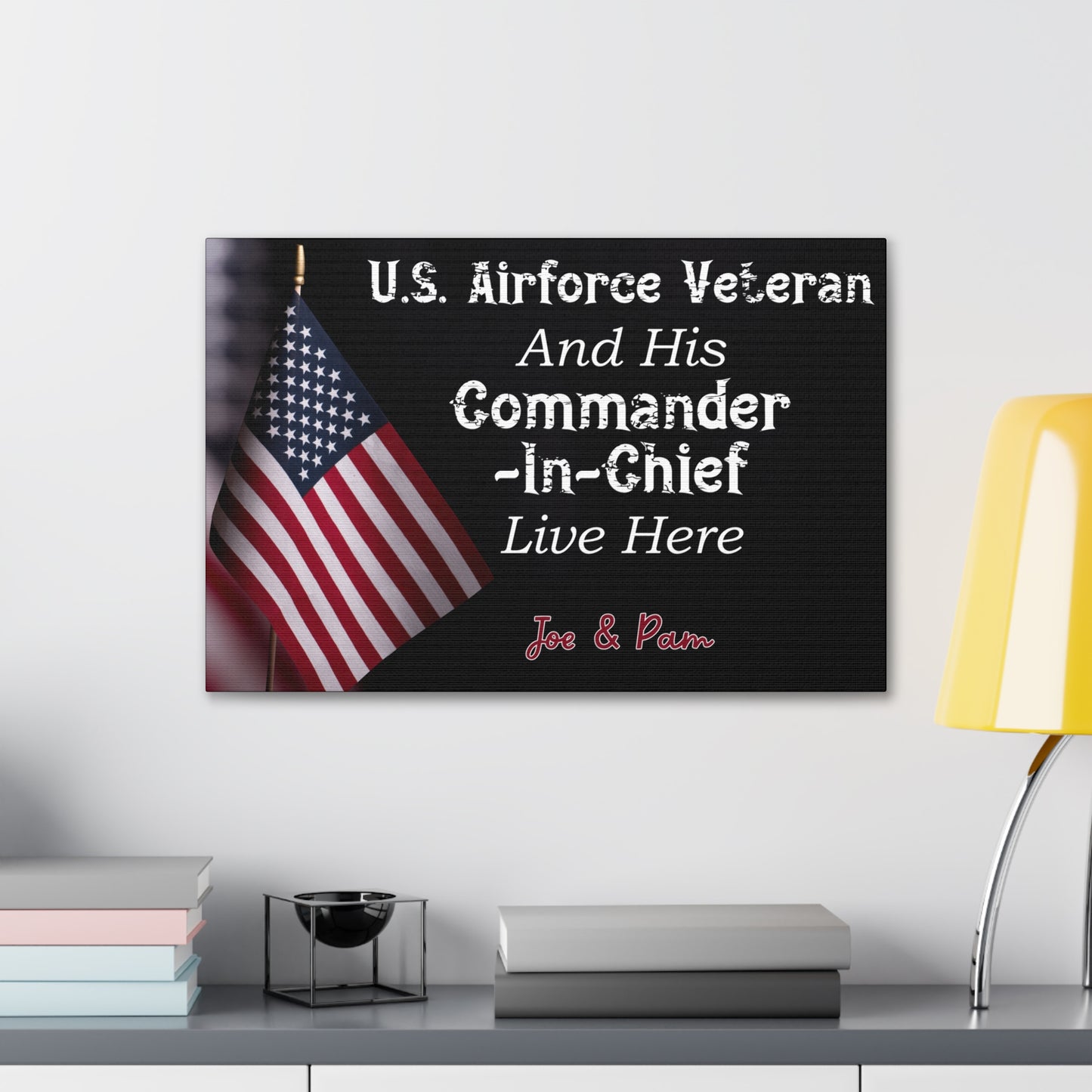 Custom "Us Airforce Veteran" Wall Art - Weave Got Gifts - Unique Gifts You Won’t Find Anywhere Else!