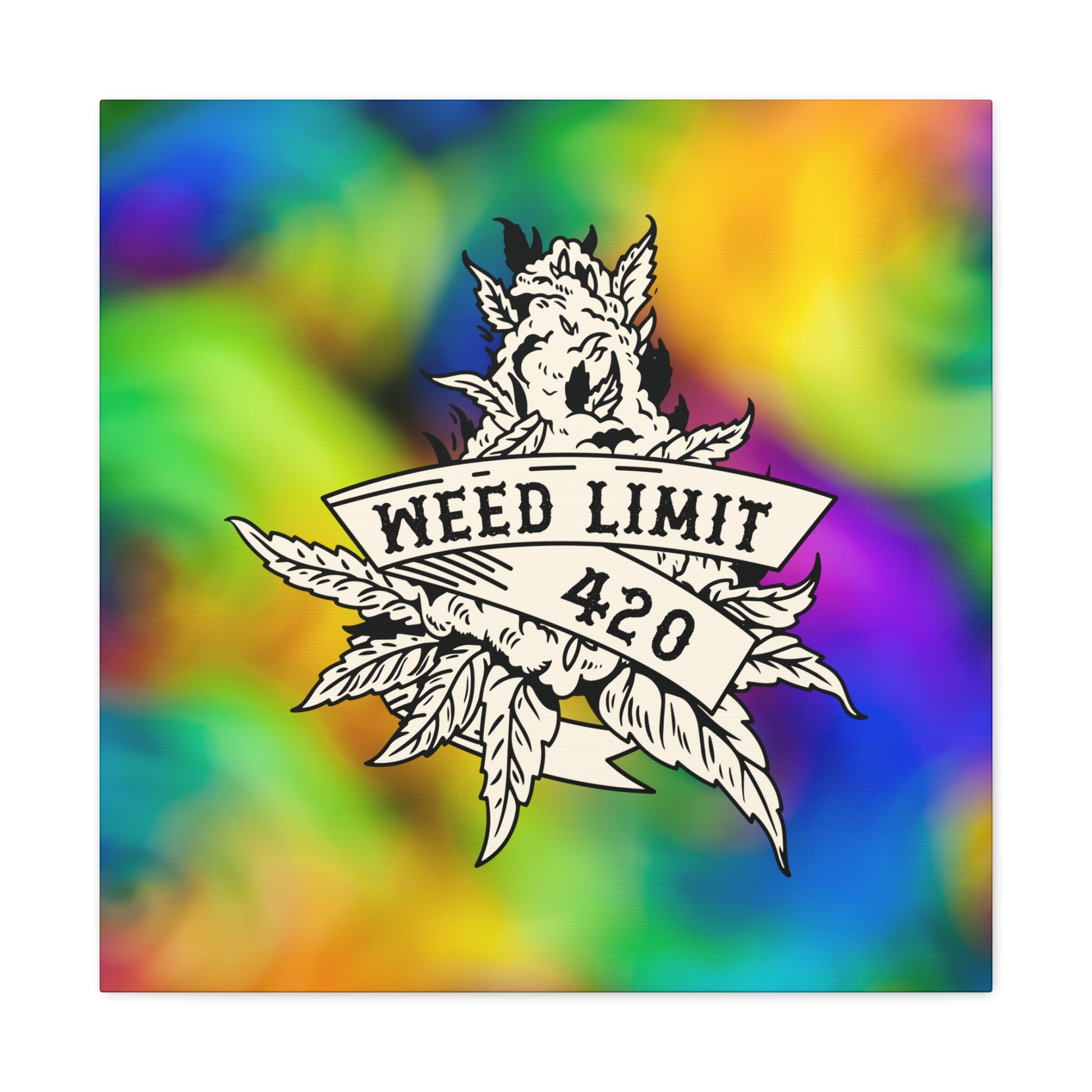 "Trippy Weed Limit 420" Wall Art - Weave Got Gifts - Unique Gifts You Won’t Find Anywhere Else!