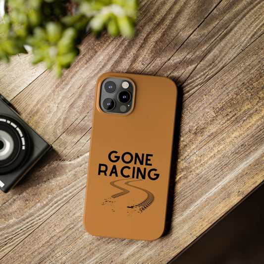 "Gone Racing" iPhone Case - Weave Got Gifts - Unique Gifts You Won’t Find Anywhere Else!