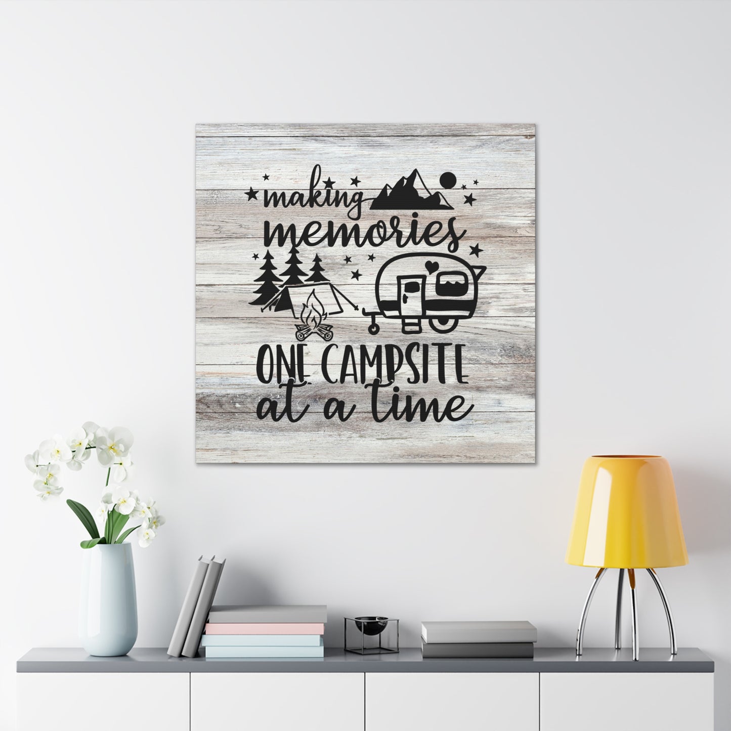 "Making Memories One Campsite At A Time" Wall Art - Weave Got Gifts - Unique Gifts You Won’t Find Anywhere Else!