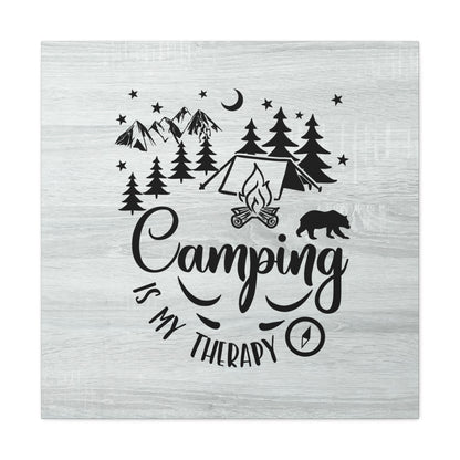 "Camping Is My Therapy" Wall Art - Weave Got Gifts - Unique Gifts You Won’t Find Anywhere Else!