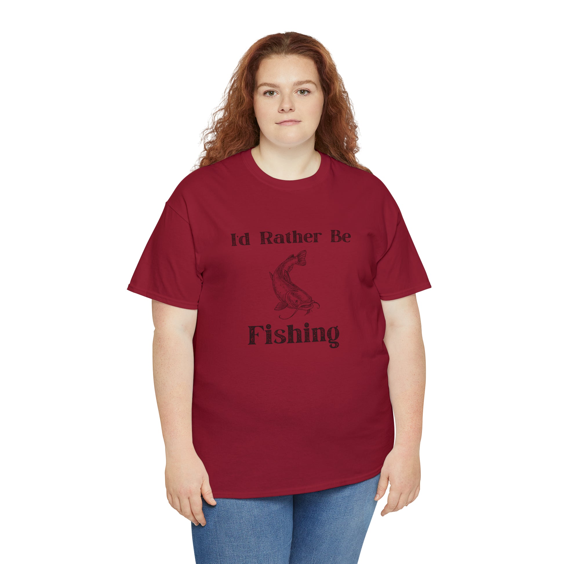 "Id Rather Be Fishing" T-Shirt - Weave Got Gifts - Unique Gifts You Won’t Find Anywhere Else!