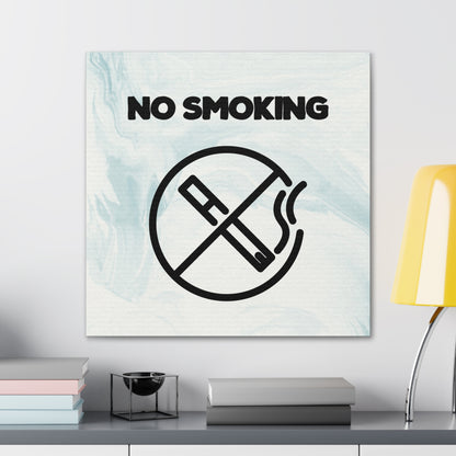 Anti-smoking graphic wall art
